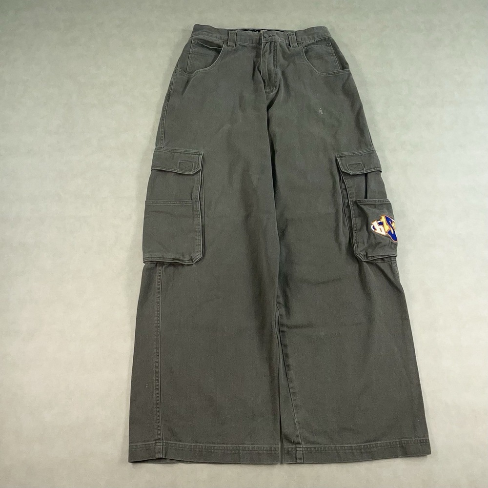 Vintage B One Soul Wide Leg Skater Baggy Pants 32x34 Jnco Pinup Rags Journeyman